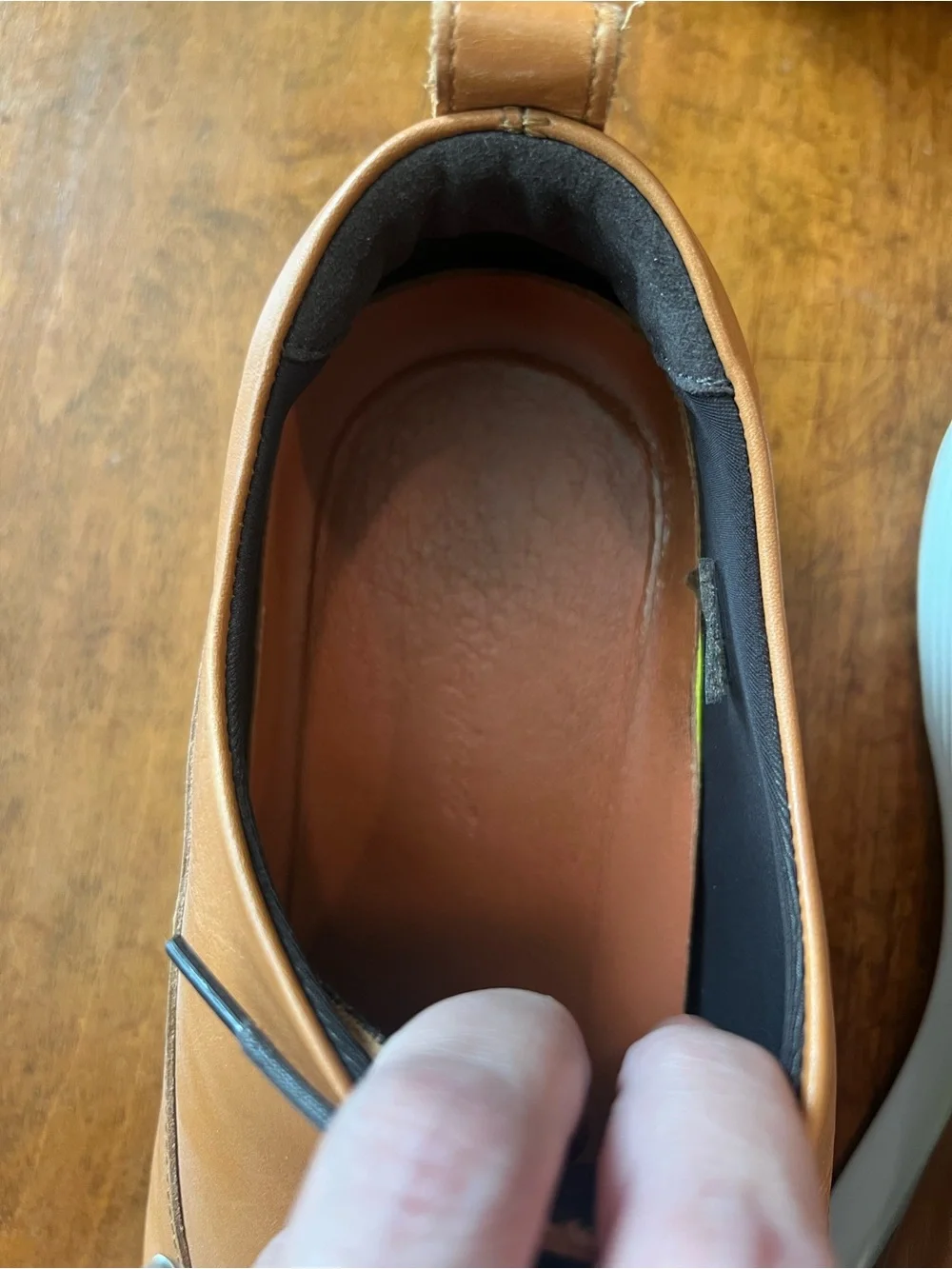 Wolf & Shepherd Men’s Brown Leather Dress Shoes Size 11 Comfort Oxford Portugal